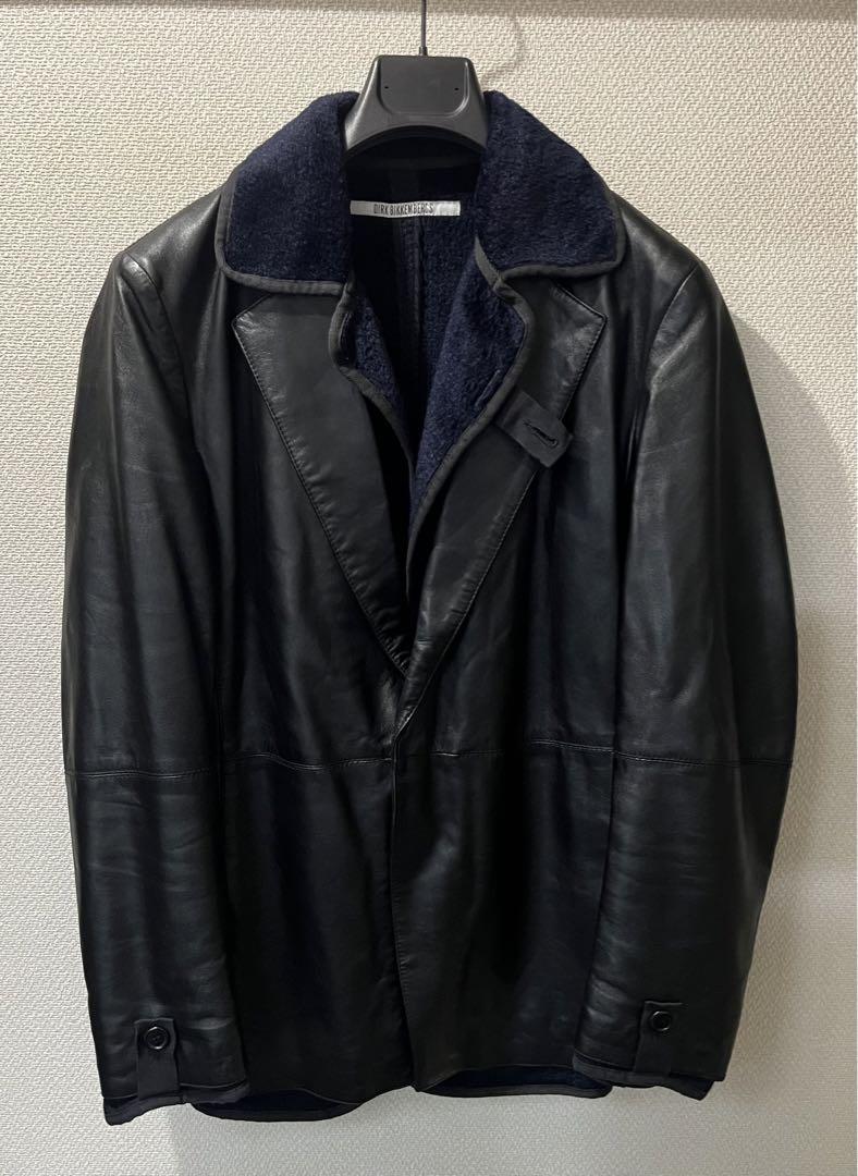 DIRK BIKKEMBERGS ダークビッケンバーグライナー付レザージャケット