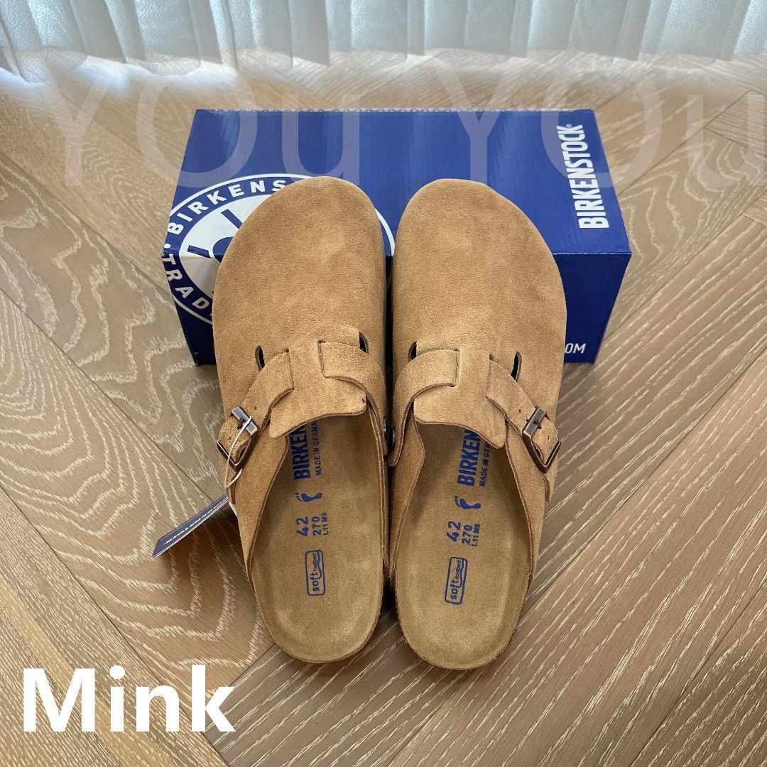 BOSTON BIRKENSTOCK ビルケンシュトック サンダル ミンク 女
