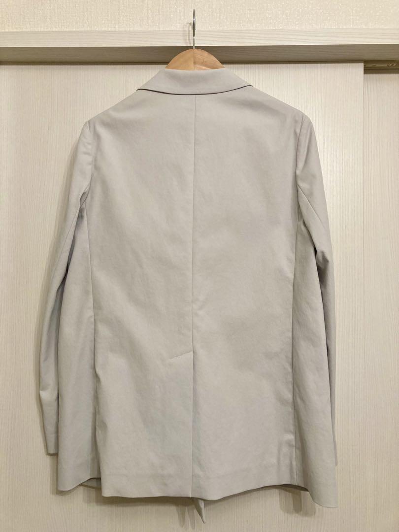 theory luxe 麻ダブルジャケット