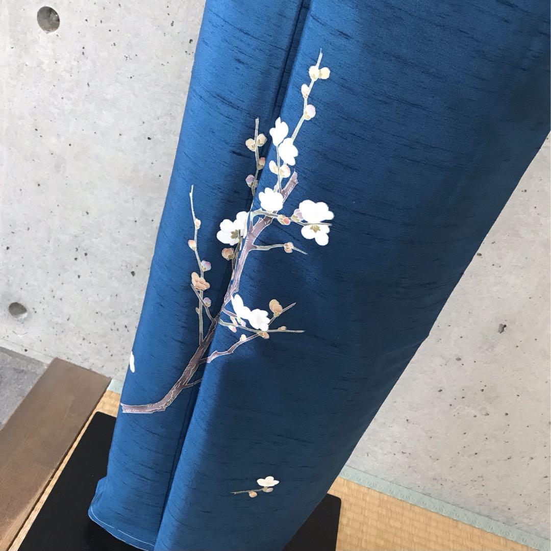 茶碗に梅柄 落款