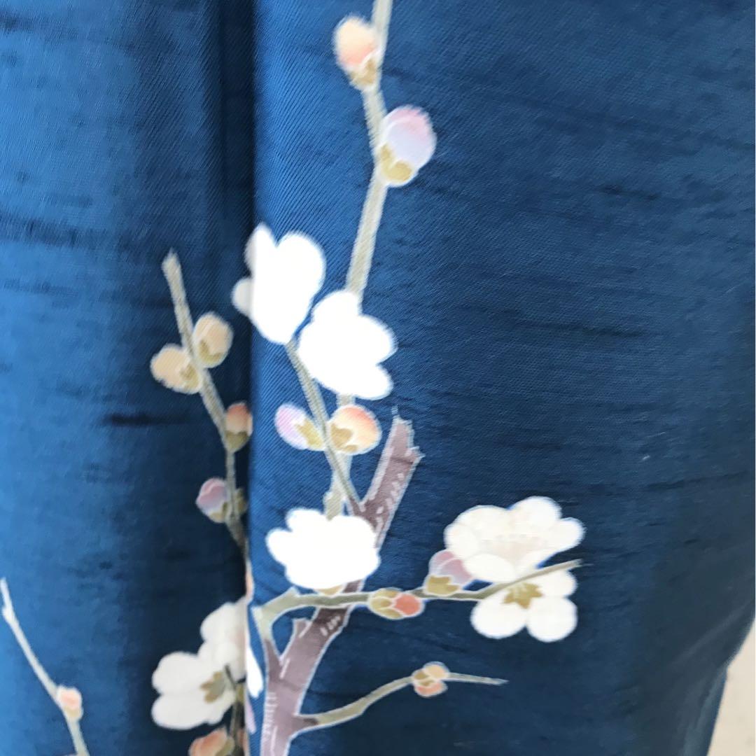 茶碗に梅柄 落款