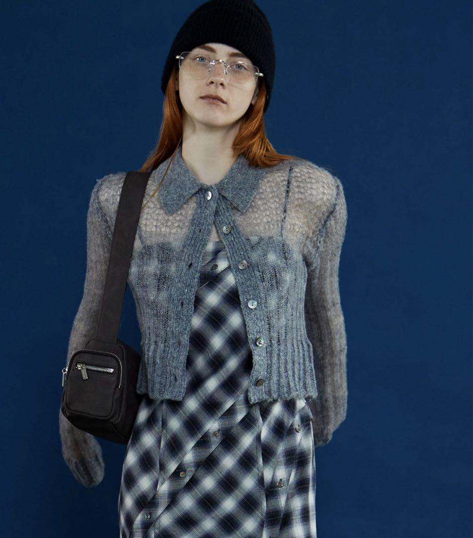 MAISON SPECIAL Sheer Knit Shirtシアーニットシャツ