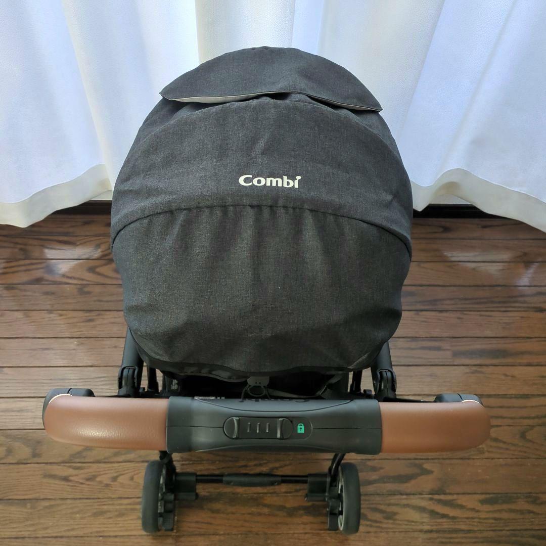 Combi スゴカル minimo 折りたたみベビーカー ブラック・グレー