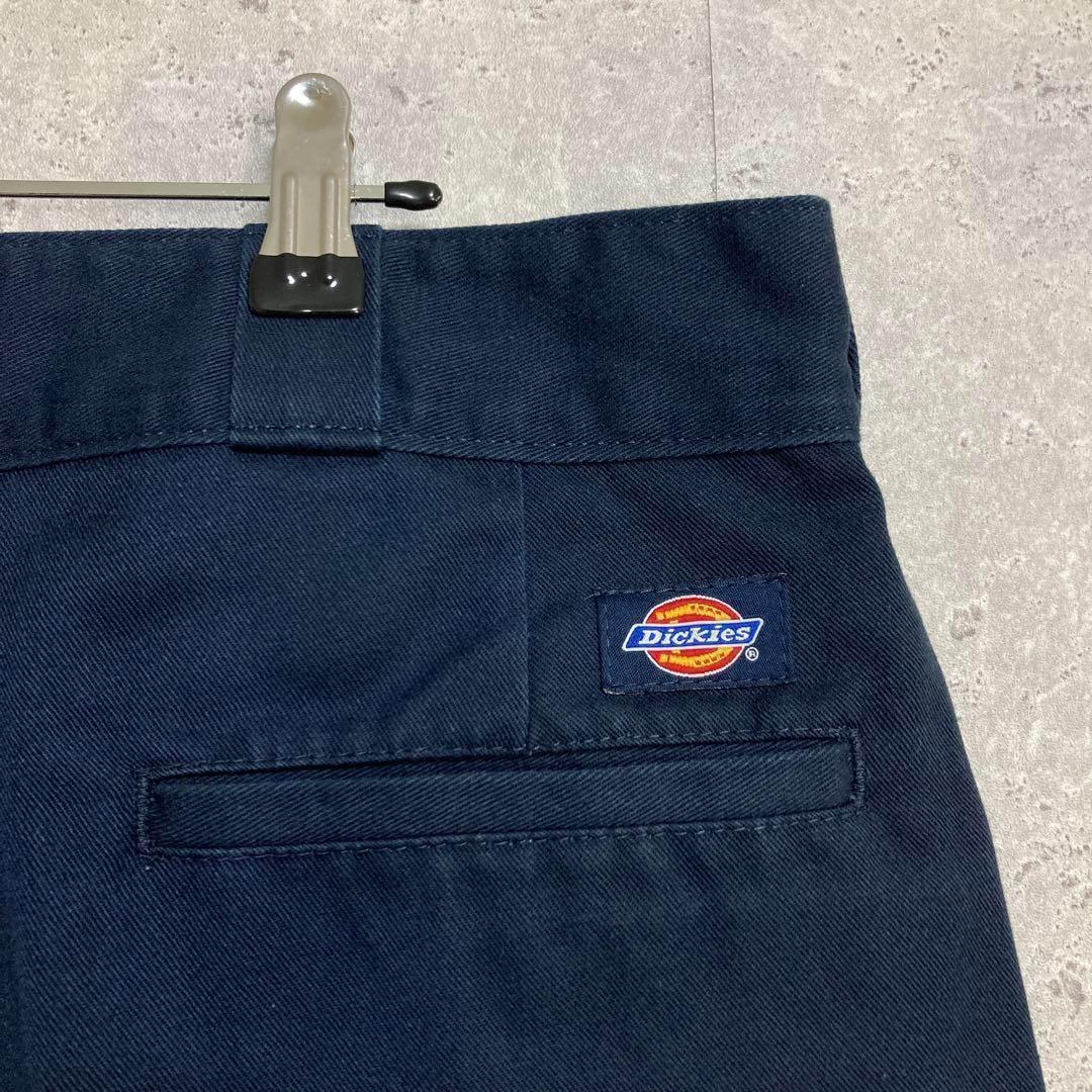 ディッキーズ　カーゴ　ハーフパンツ　ビックサイズ　ネイビーW40
