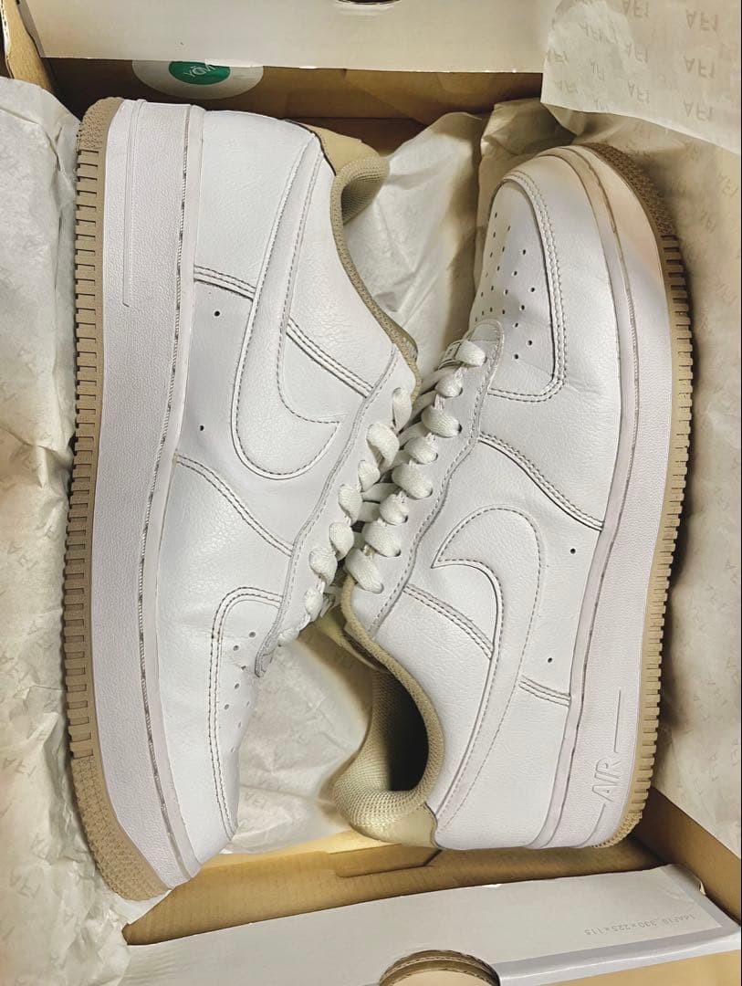 Nike Air Force 1 Low 07 White Khaki 27cm
