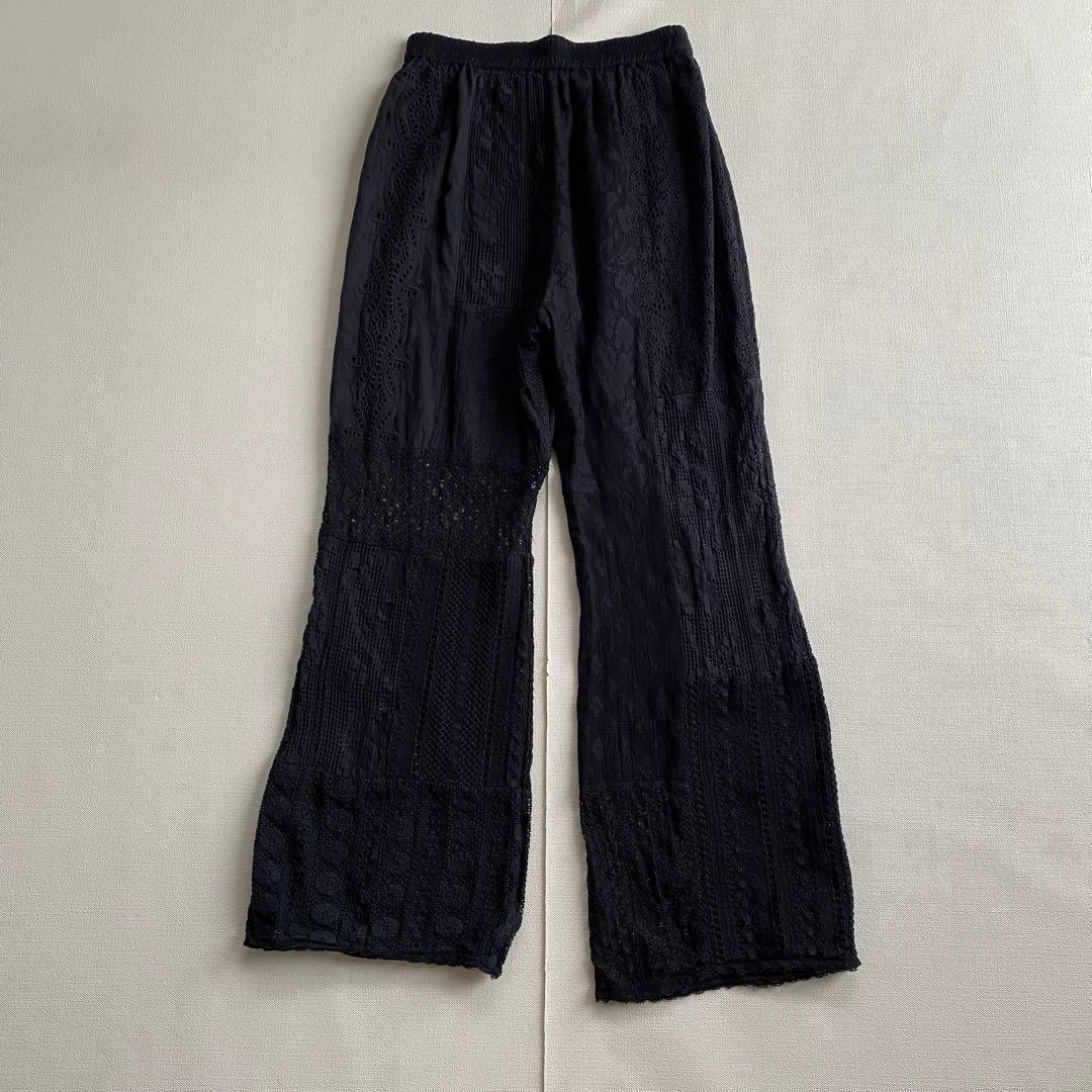 Todayfulトゥデイフル パッチワークレースパンツ