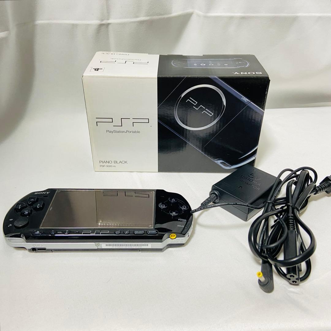 PSP 本体 バッテリー PSP-3000 ピアノブラック目立った傷や汚れなし