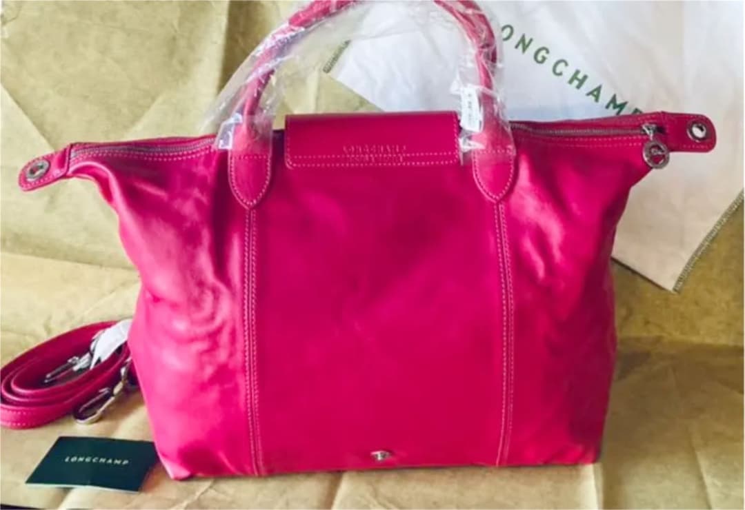 ロンシャン LONGCHAMP ル・プリアージュ キュイール(ショルダー付)M