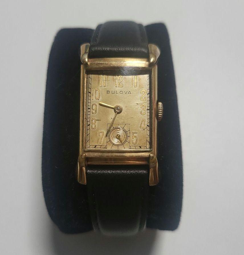 ブローバ BULOVA スモールセコンド 角型 アンティーク