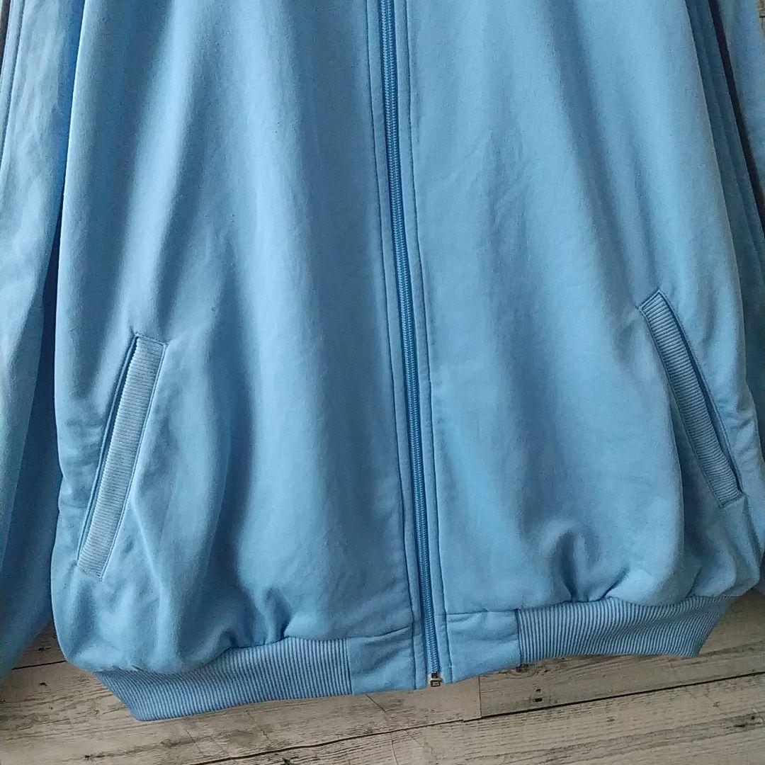 トラックジャケット くすみ青