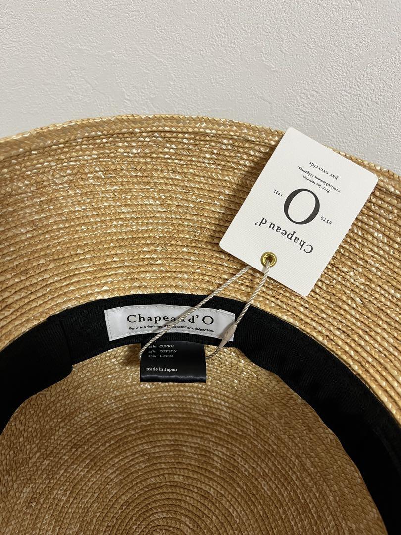 未使用タグ付Chapeau d' O StrawBraid Casablanca