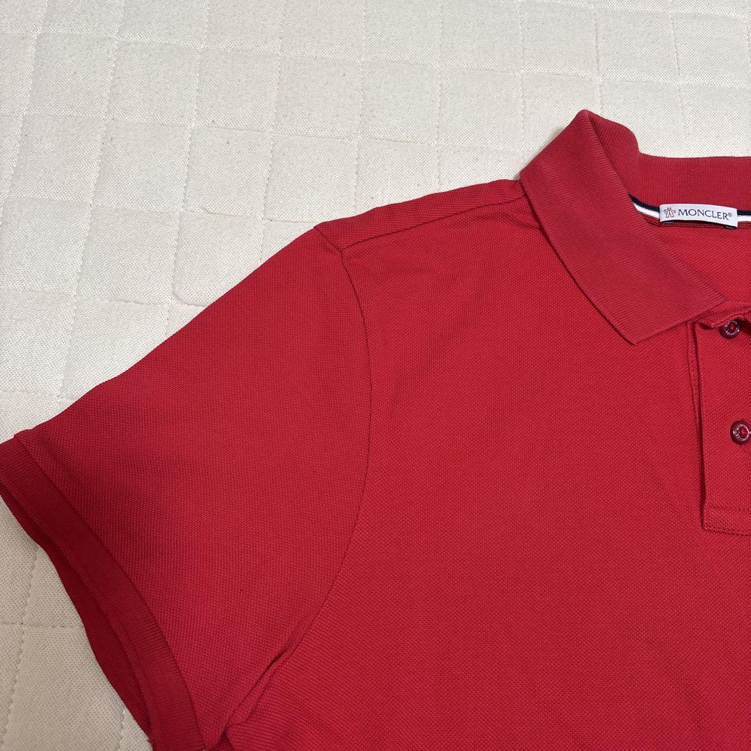 モンクレール MONCLER デカワッペン半袖ポロシャツMANICA CORTA MONCLER - モンクレール MAGLIA POLO MANICA CORTA ロゴワッペン