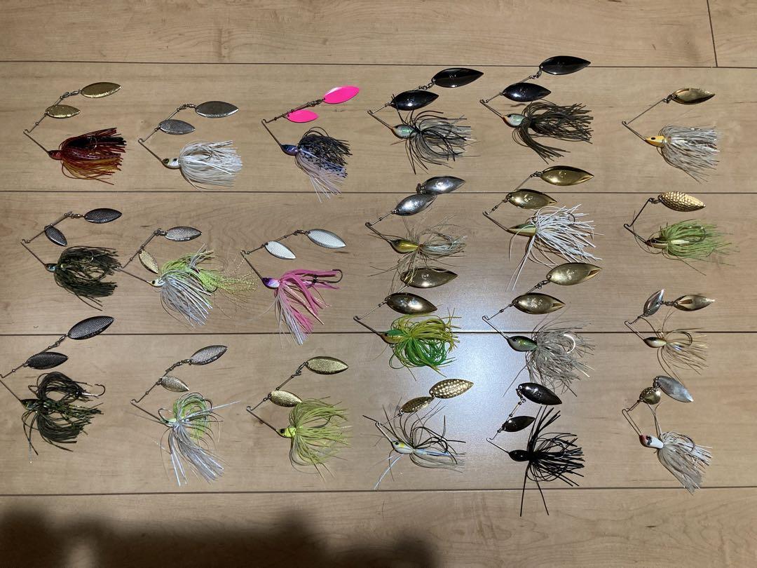 《お買い得大量セット》 スピナーベイト 21個　ジャッカル エバーグリーン