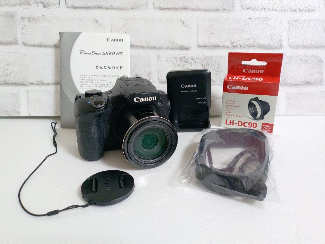 Canon PowerShot SX60 HS 本体と付属品