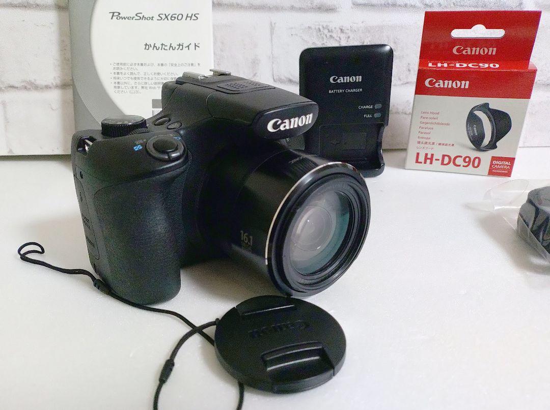Canon PowerShot SX60 HS 本体と付属品