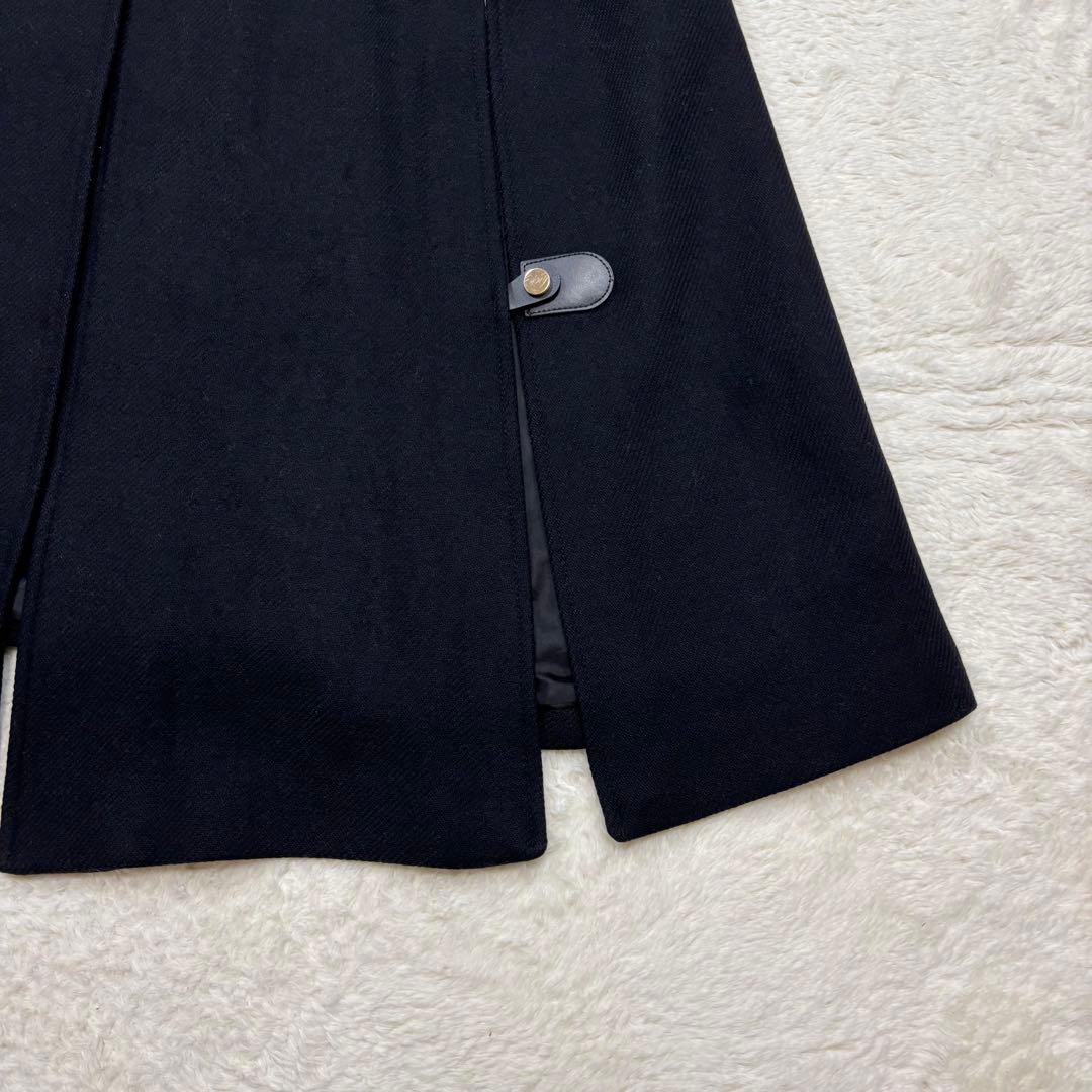 ZARA✨MANTECOポンチョケープコートゴールド金具即完売ブラックラムウール ZARA✨MANTECOポンチョケープコートゴールド金具即完売ブラックラムウール