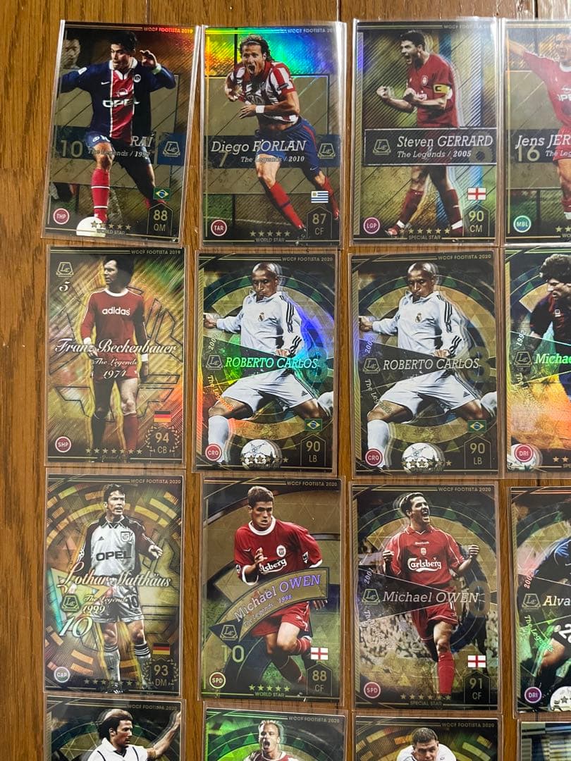 正規品販売! Wccf panini サッカーカード レジェンド the legends