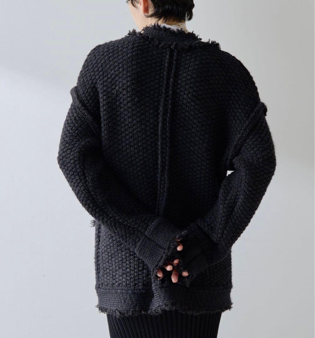 ウィム ガゼット ミックスヤーンニットツイードジャケット ウィム ガゼット ミックスヤーンニットツイードジャケット