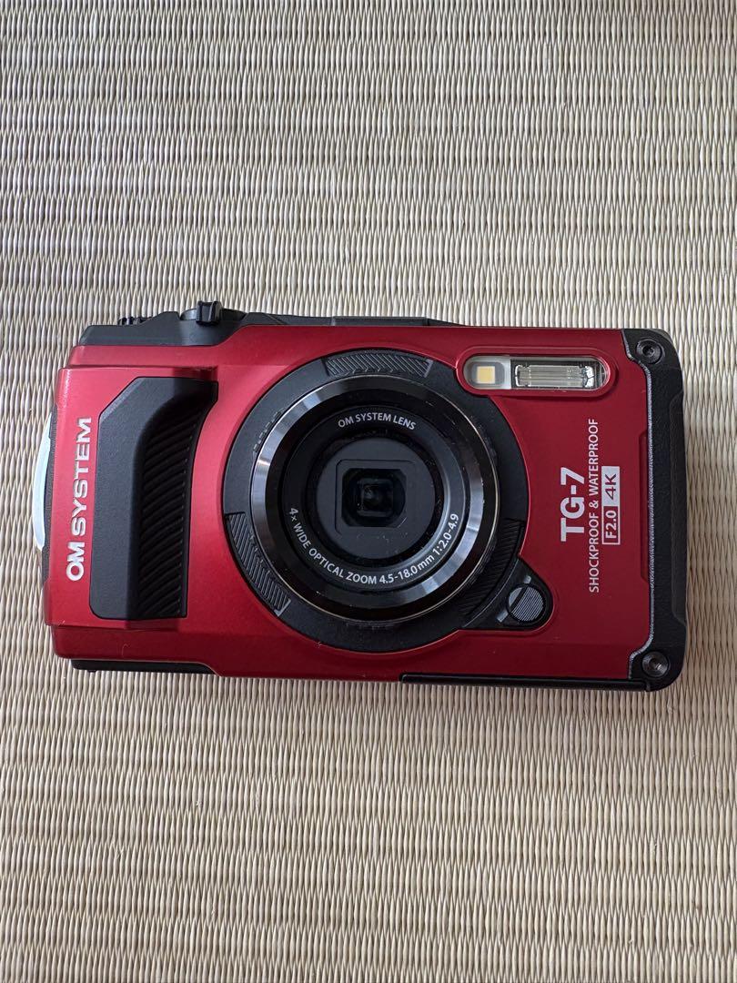 OM SYSTEM TG-7 レッド ケース付き