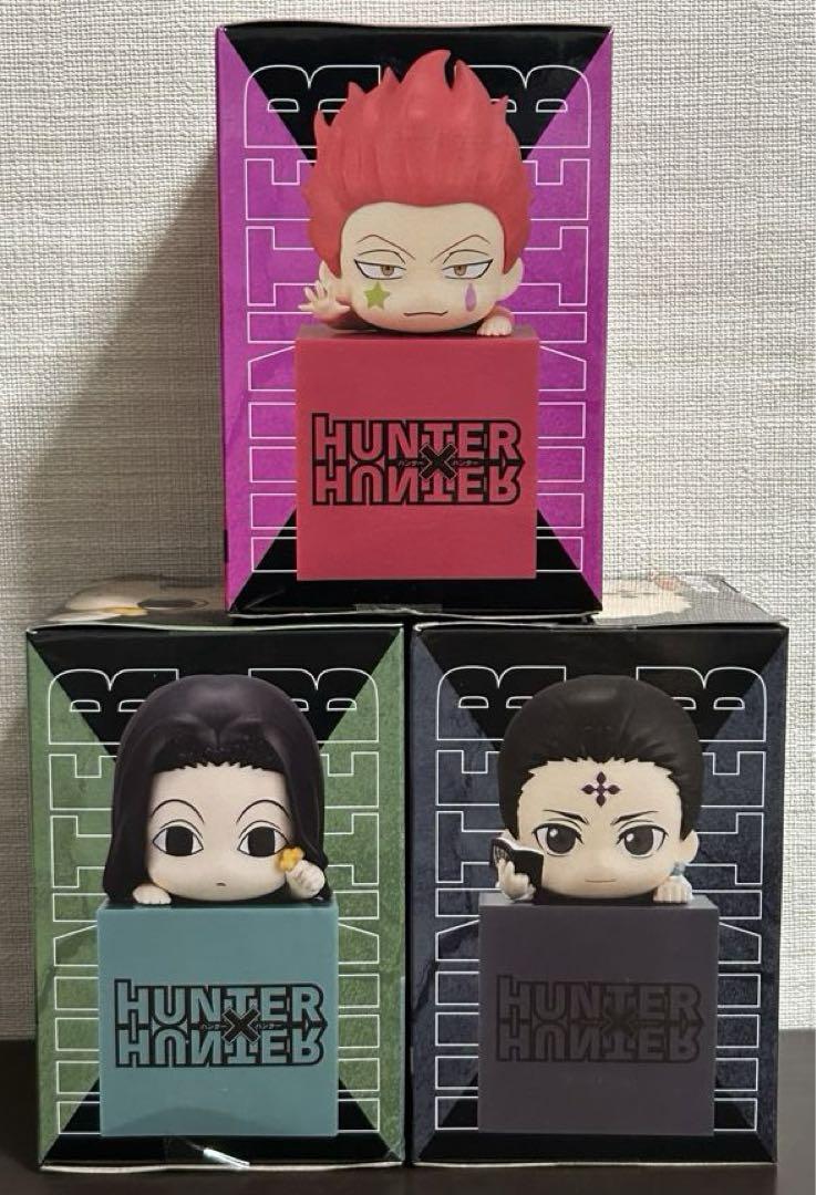 フィギュアまとめ売りHUNTER×HUNTER クロロ ヒソカ　イルミ HUNTER×HUNTERひっかけフィギュア ヒソカ イルミ クロロ 3種セット