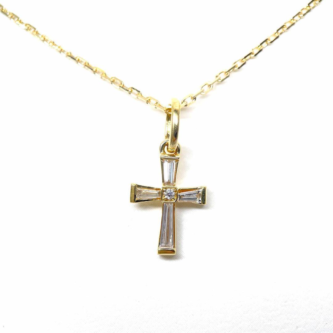シンパシーオブソウル ダイヤモンド ホープクロス ペンダント ネックレス K18