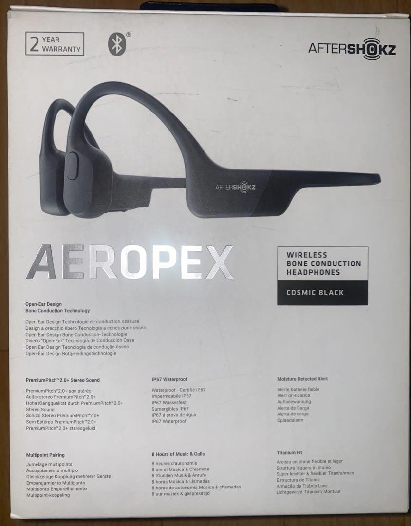 AfterShokz AEROPEX ワイヤレス骨伝導ヘッドフォン