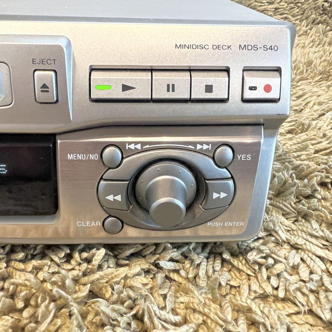 SONY ソニー　MDS-S40 MDプレーヤー　MDデッキ