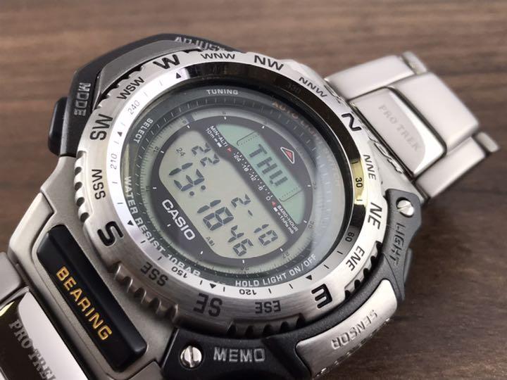 爆買い特価 美品 カシオ CASIO プロトレック PROTREK PRT-1400 0RBP9-m46058833633 人気定番お得