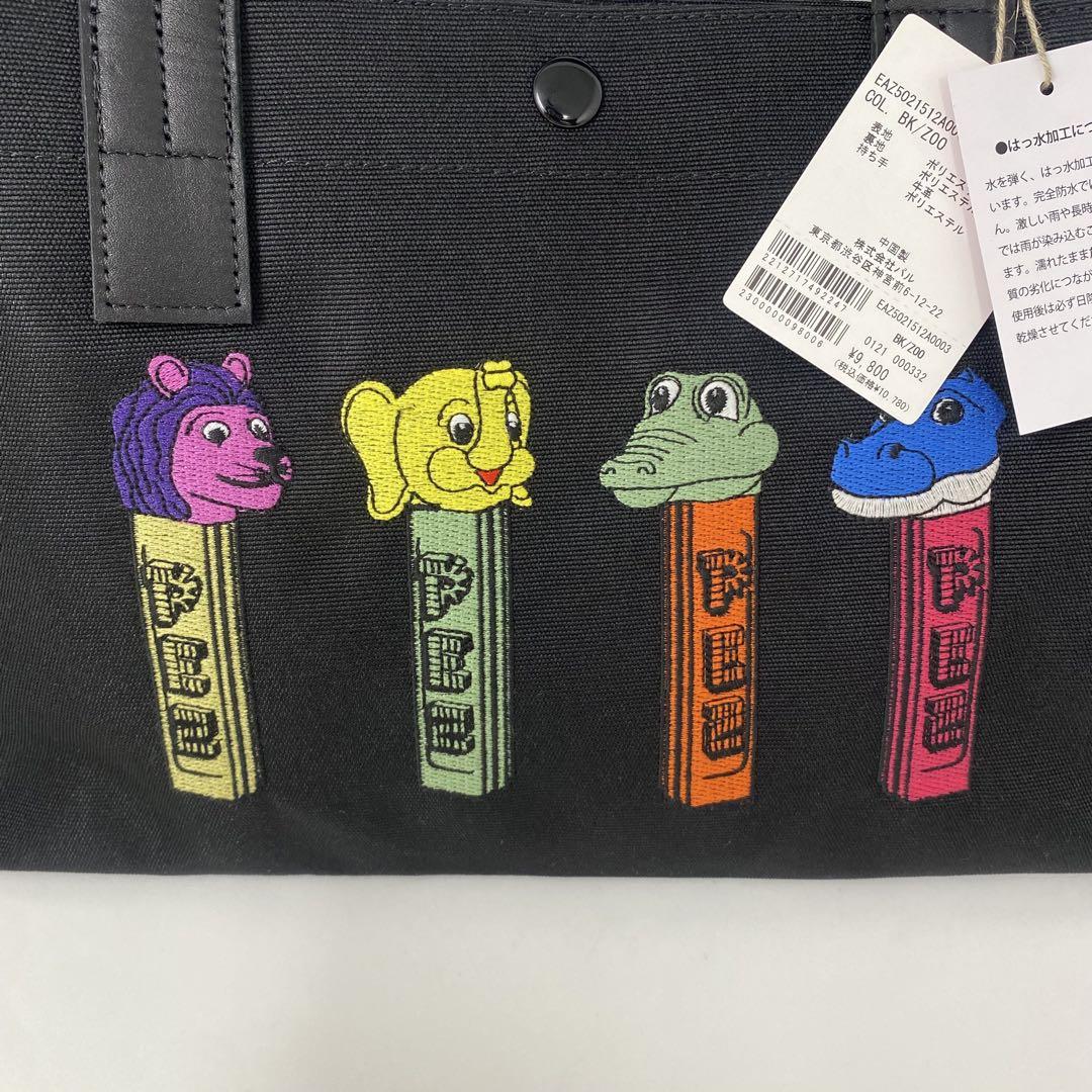 新品✨ear PAPILLONNER PEZ 刺繍横長トートバッグ ブラック