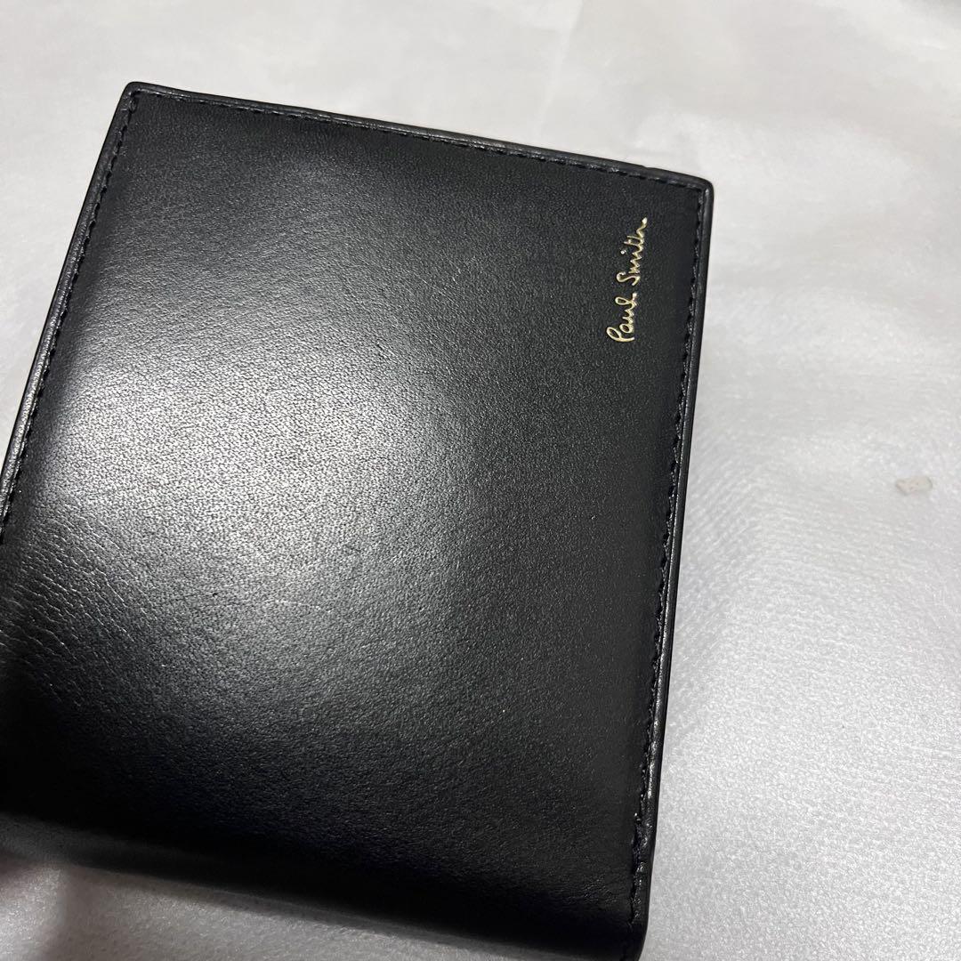 172② 新品 ポールスミス ベジタン レザー 2つ折り財布 本革 正規品 新品 ポールスミス 折財布 財布 ベジタン 本革 レザー 2つ折り