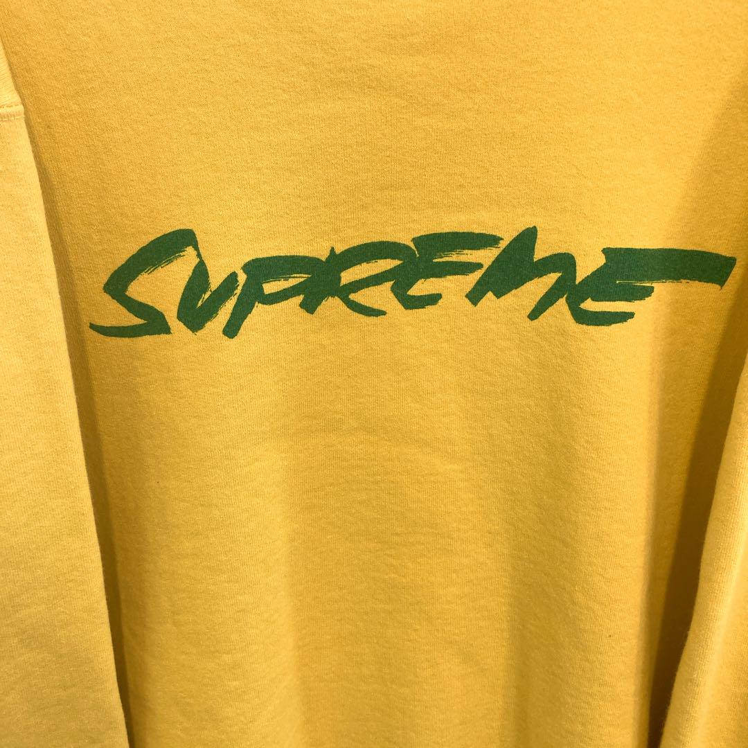 Supreme シュプリーム☆スウェット トレーナー イエロー Ｌ プリント
