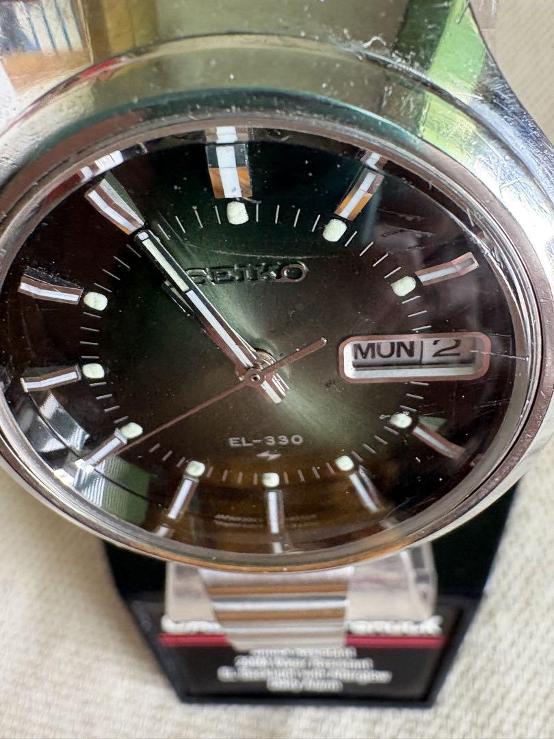 SEIKO セイコー EL-330 グリーン文字盤