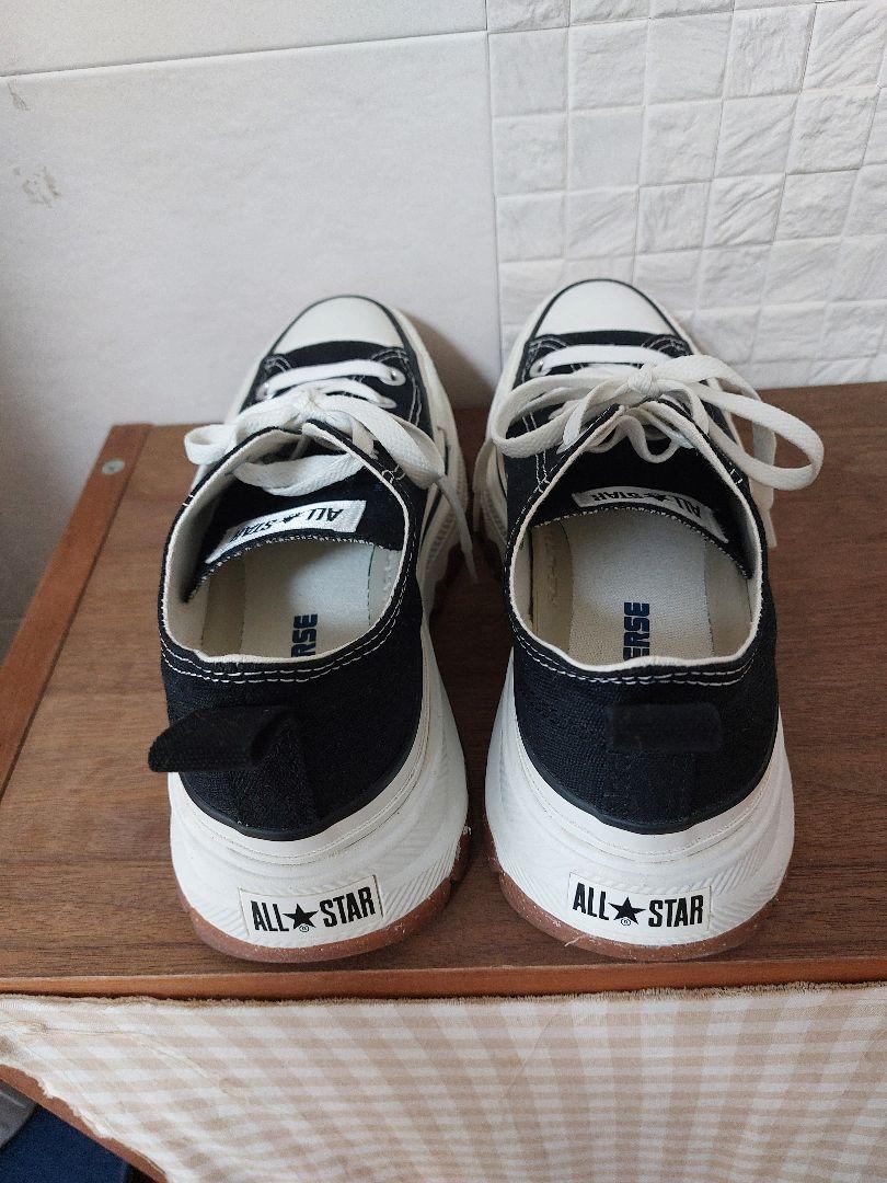 CONVERSE 厚底スニーカー ブラック/ホワイト