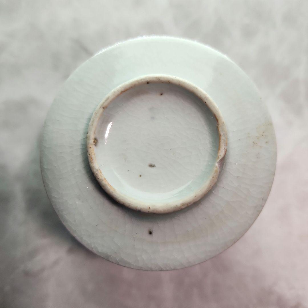 古伊万里　染付　松　向付　半筒　ころ茶碗　江戸時代　骨董　アンティーク