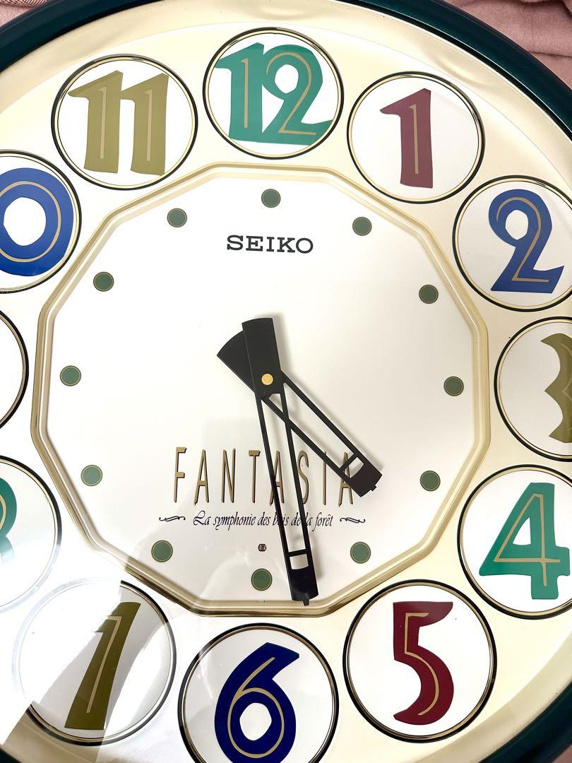 SEIKO ファンタジア RE540M からくり時計 大型掛け時計 SEIKO ファンタジア RE540M からくり時計 大型掛け時計 - メルカリ