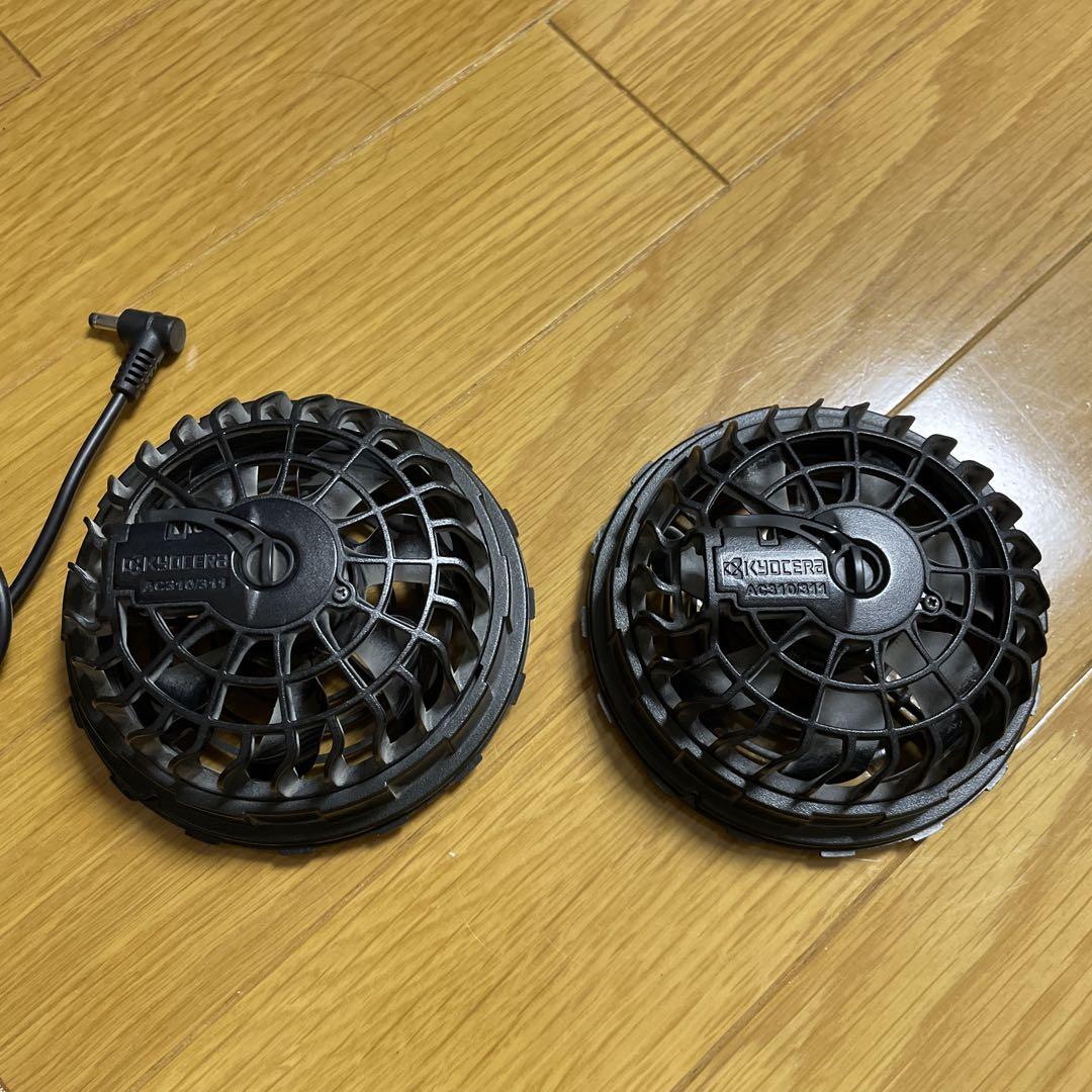 BURTLE 17V空調ファン　バッテリーセット　予備バッテリー付き