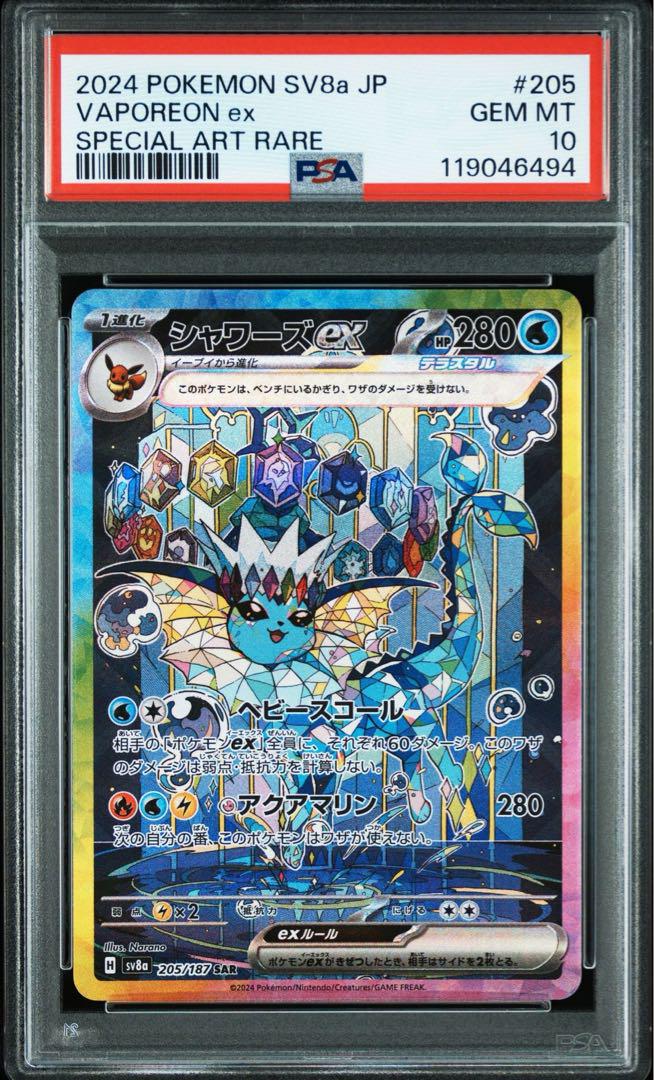 【PSA10・10連番】 ブイズ ブラッキーEX SAR テラスタルフェス