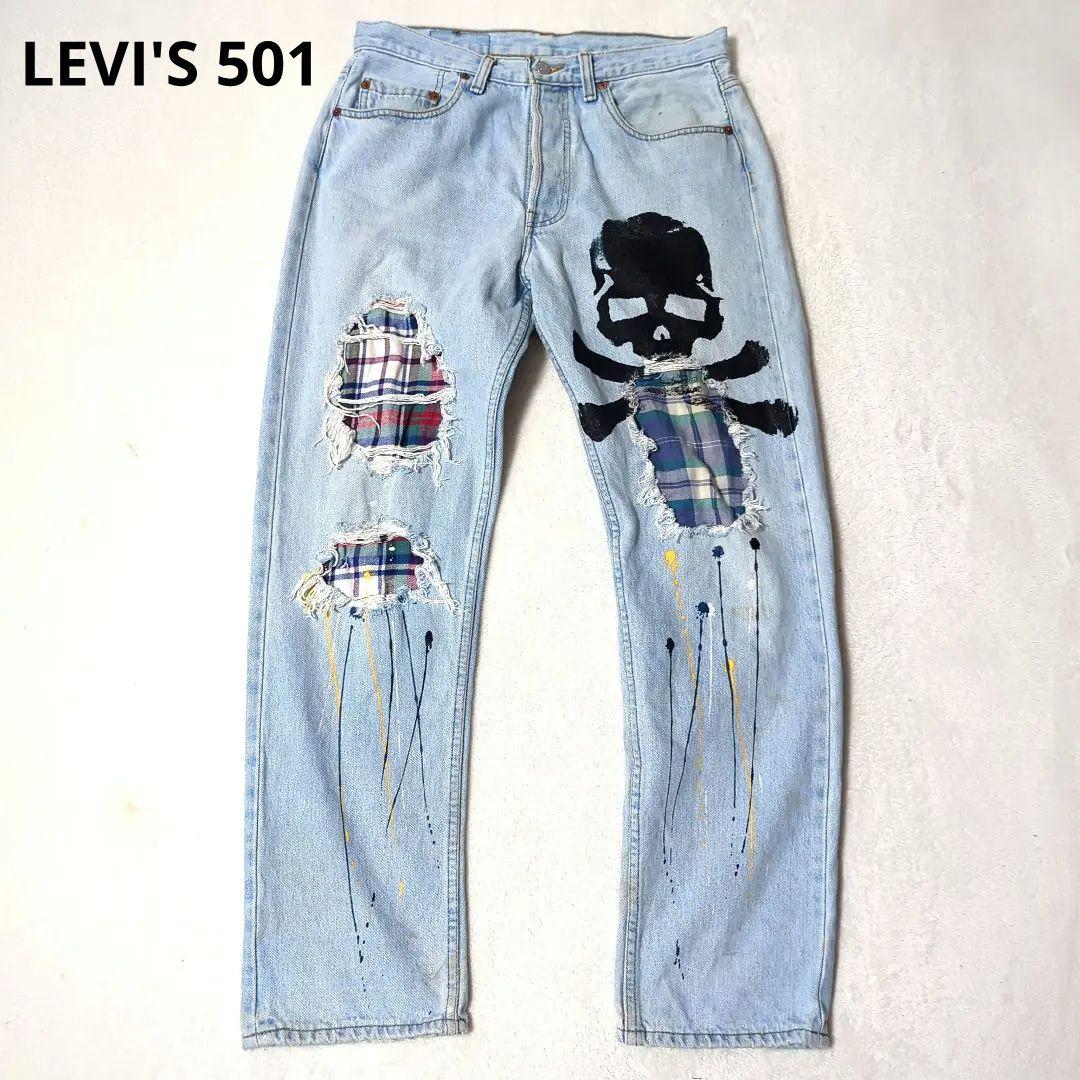 【リーバイス 501】LEVI'S 501 デニムジーンズ カナダ製 リメイク