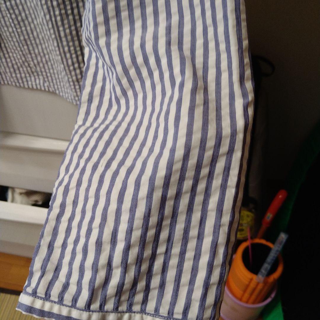 LARDINI ストライプ シャツジャケット