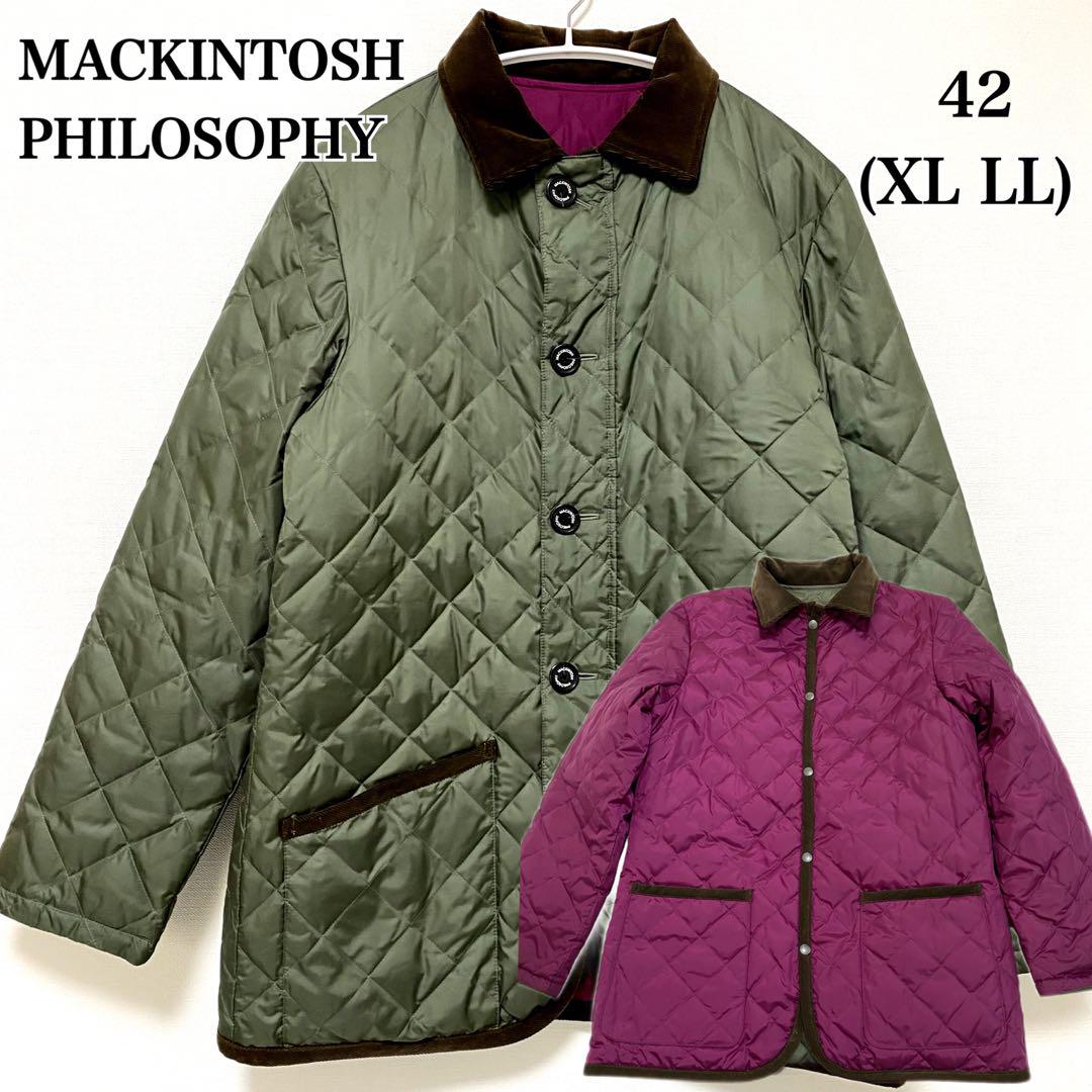 リバーシブル✨美品✨マッキントッシュ フィロソフィー キルティング ダウン 42