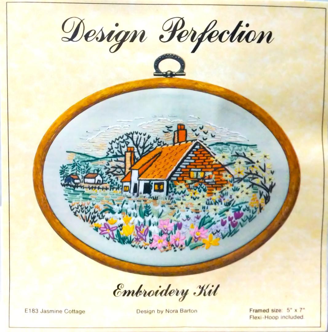 刺繍 キット【Design Perfection】Jasmine Cottage