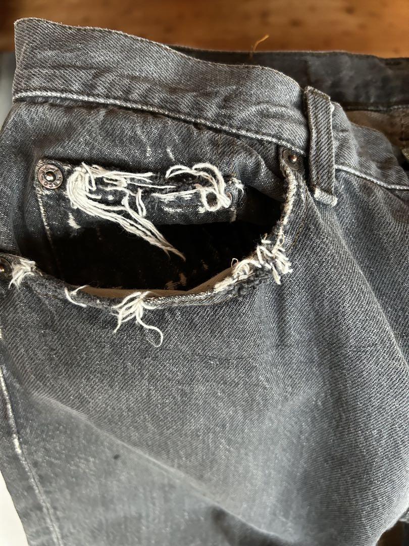 Levi's 501-0658 先染めブラック ハチマル W33