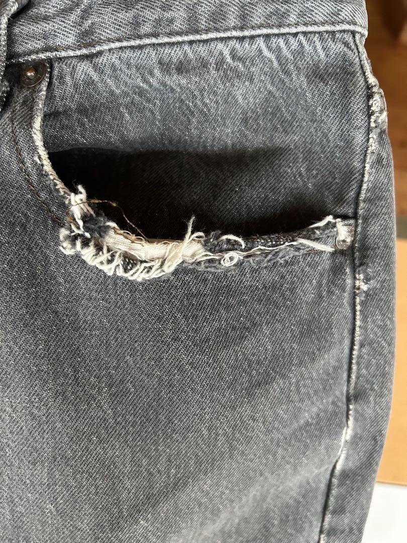 Levi's 501-0658 先染めブラック ハチマル W33