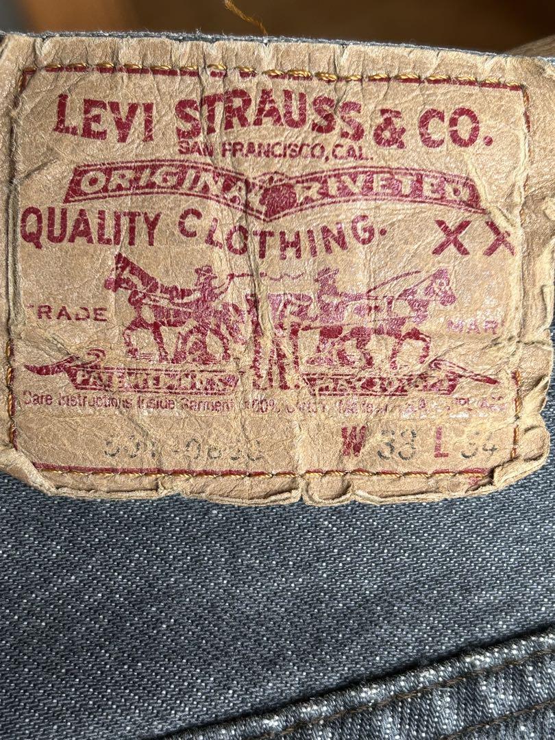 Levi's 501-0658 先染めブラック ハチマル W33