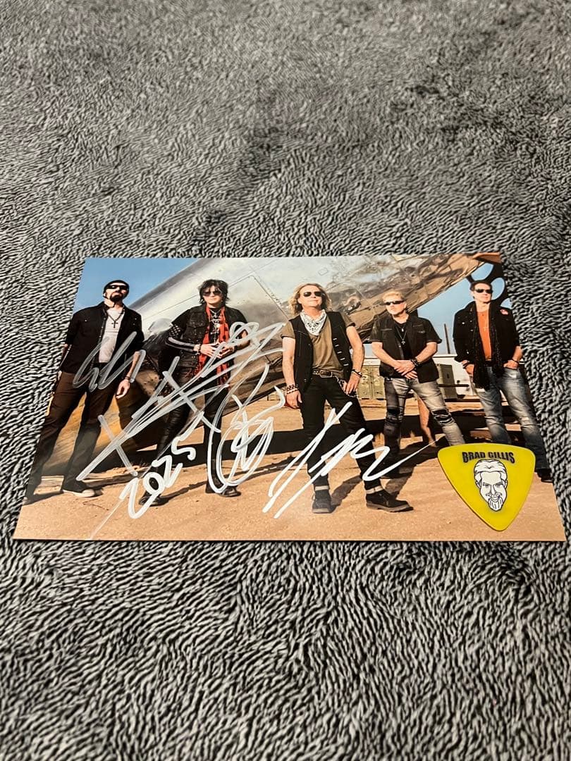 Night Ranger ナイト レンジャー 直筆 サイン ピック新品、♥