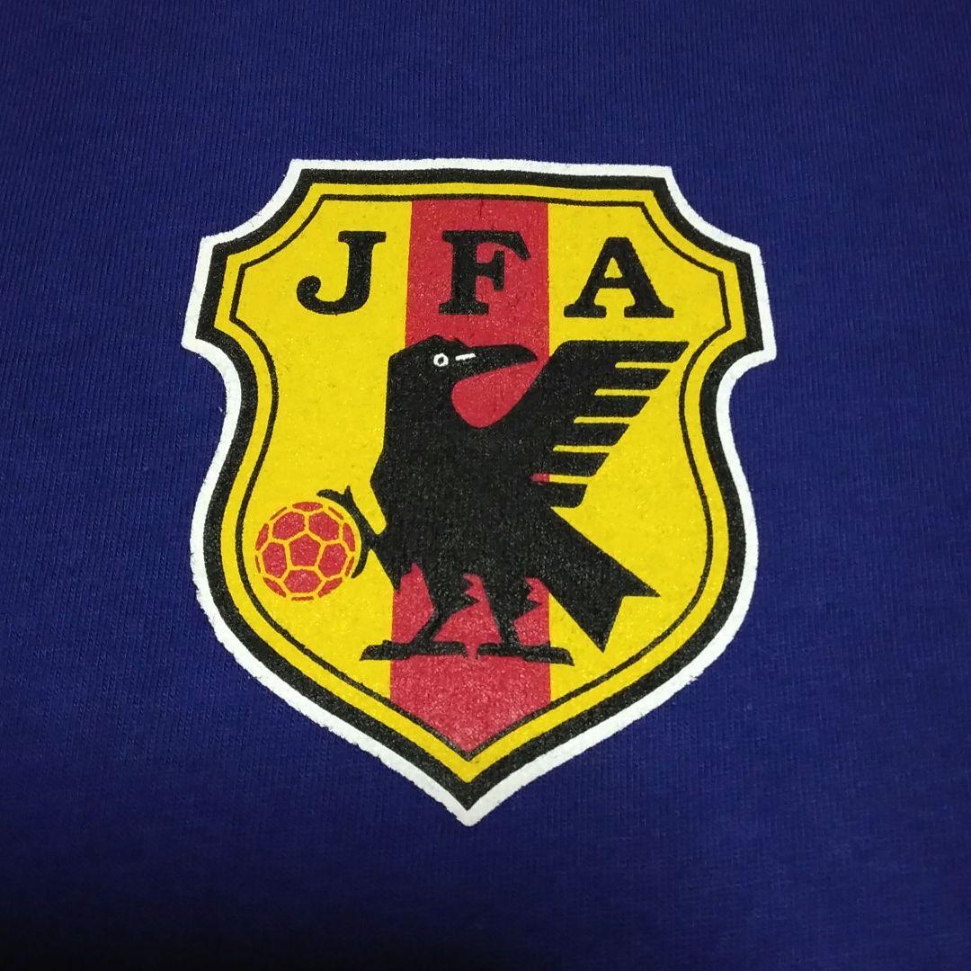 ビンテージ 90s サッカー 日本代表 炎 Tシャツ - メルカリ