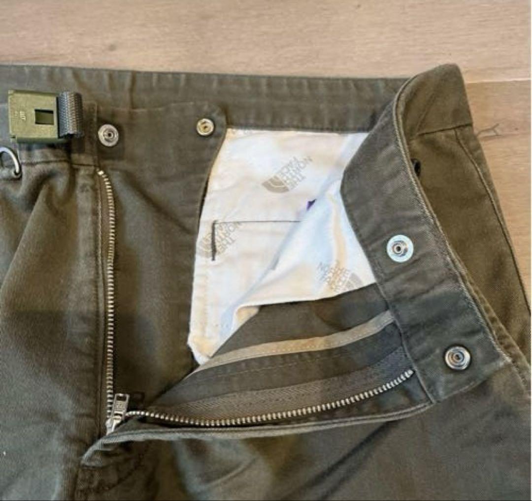 ノースフェイス　パープルレーベル　ストレッチツイル　テーパードパンツ　コットン