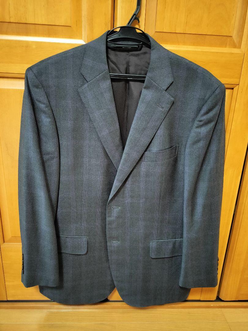 LANVIN COLLECTION テーラードジャケット チェック柄 Ｔ48