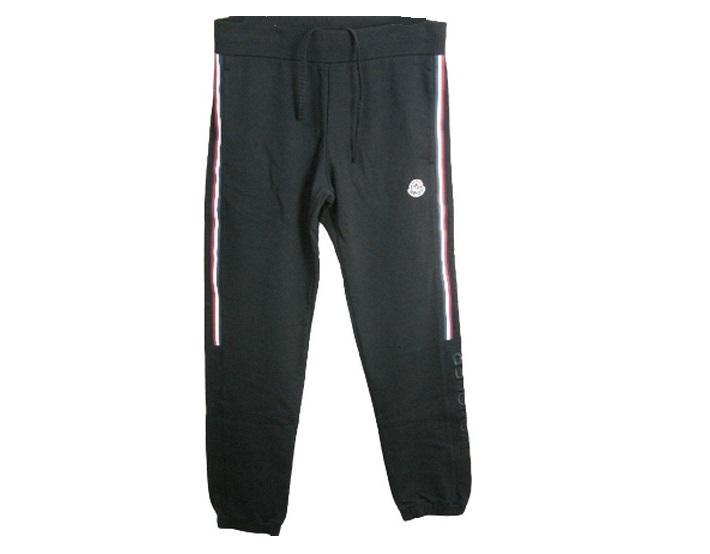 サイズL□新品 本物□モンクレール スウェットパンツ スエット 黒 メンズ-