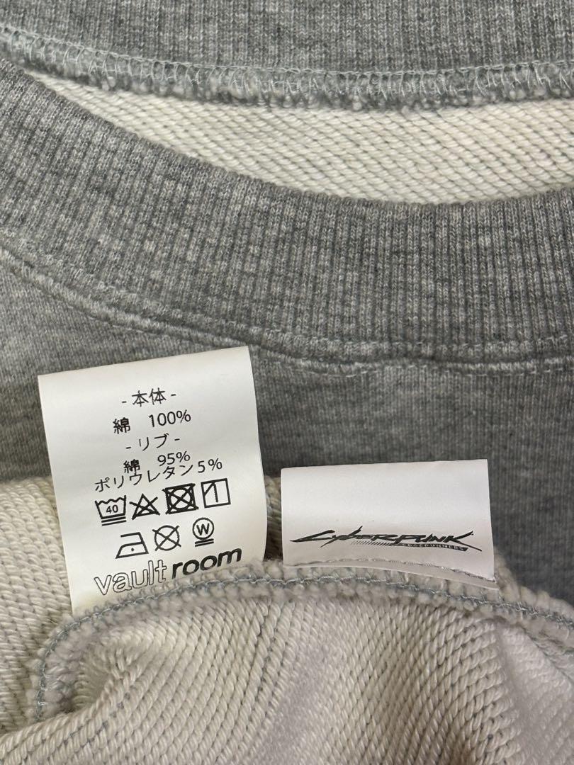 vaultroom × CYBERPUNK CREWNECK L